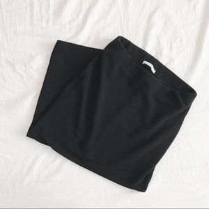 | Zara | Black Elastic Pencil Skirt | Size S |